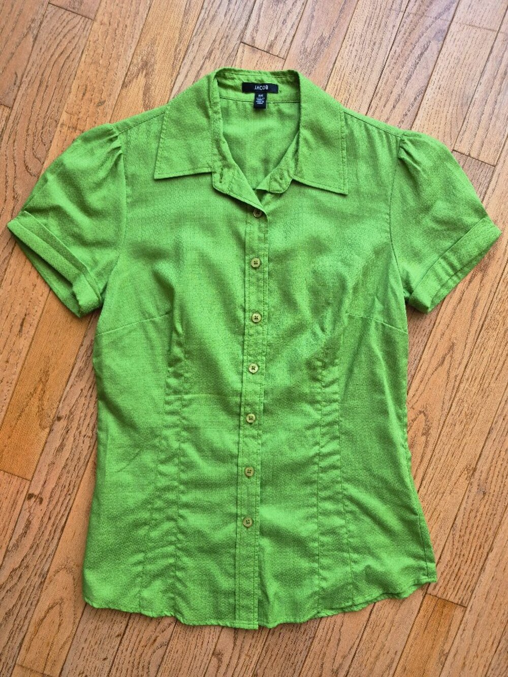 Jacob Blouse Short Sleeve Blouse Small Y2K